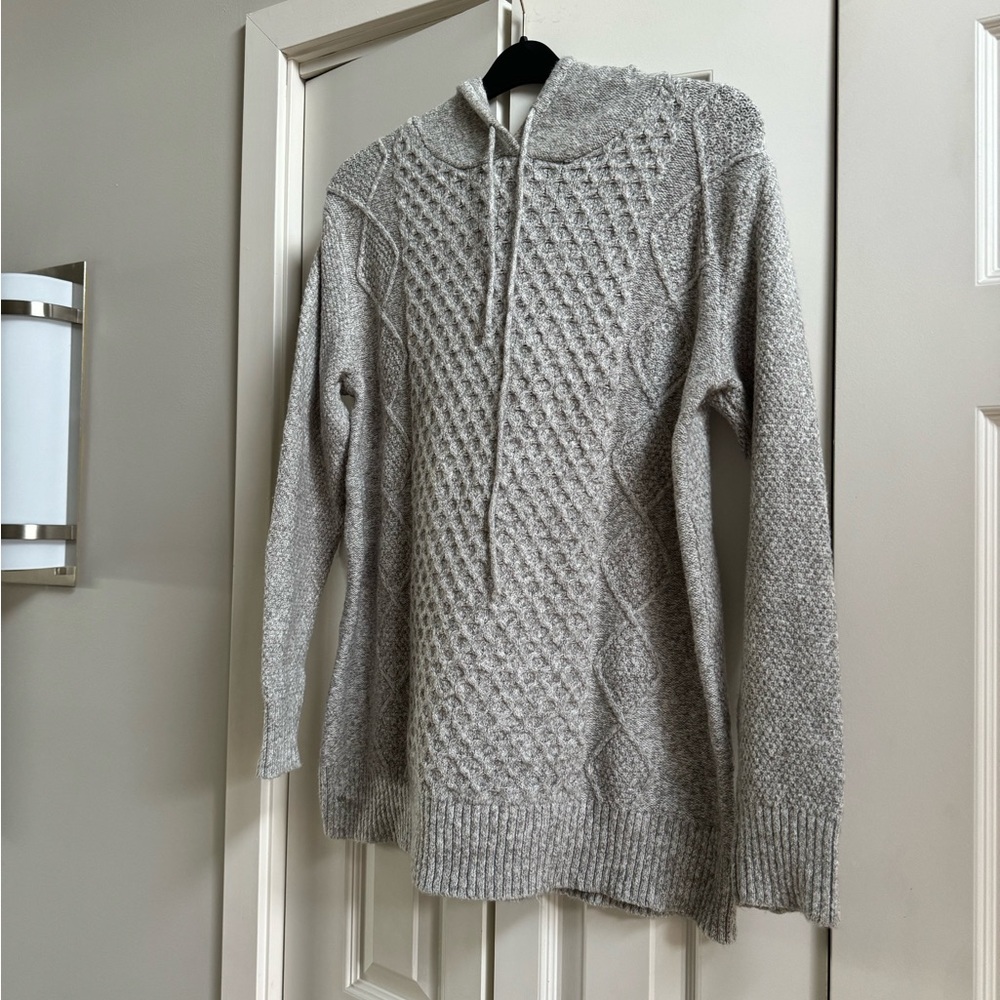 AMERICAN EAGLE Women's Pullover Long Sleeve Hooded Sweater - Large